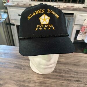 Vintage Five Star Klaben Dodge Hat